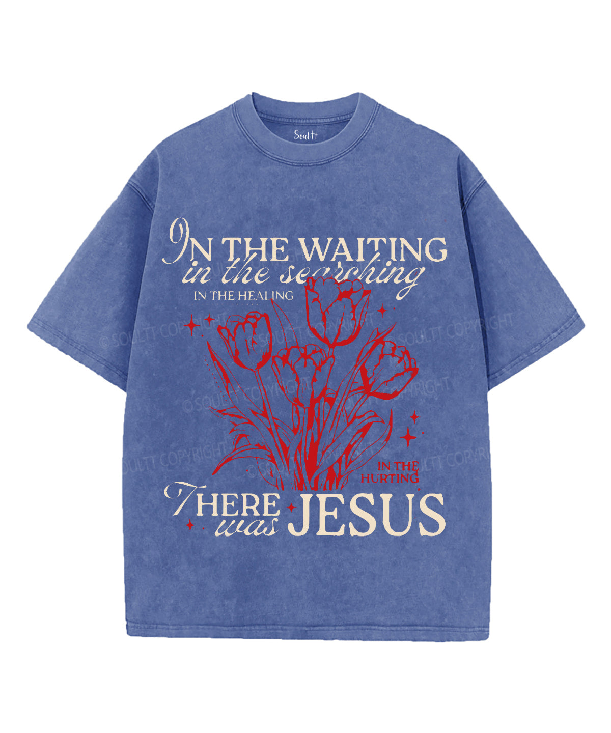 There Was Jesus Unisex Washed Christian T-shirt Style003 Hoodie, Sweatshirt | CiraTrend.com (Image 4)