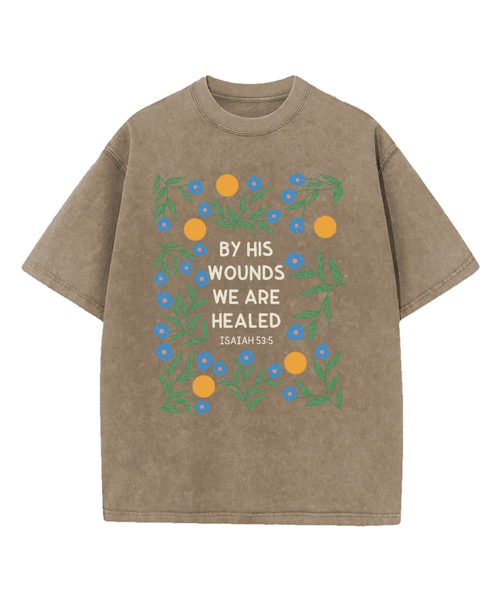 We Are Healed Washed Christian T-shirt Hoodie, Sweatshirt | CiraTrend.com (Image 5)