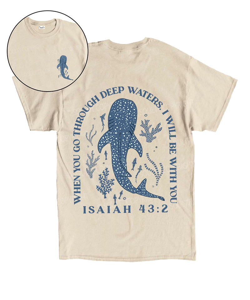I Will Be With You Double Sided Unisex Cotton Christian T-Shirt Hoodie, Sweatshirt | CiraTrend.com (Image 1)