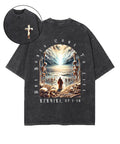 Dry Bones Come To Life Double Sided Unisex Washed Christian T-shirt Style002 Hoodie, Sweatshirt | CiraTrend.com (Image 1)