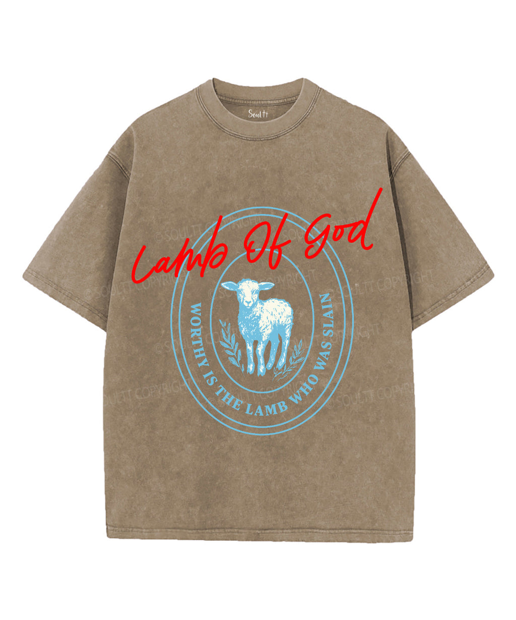Lamb Of God Unisex Washed Christian T-shirt Hoodie, Sweatshirt | CiraTrend.com (Image 5)