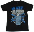 My Heart To Fear Mens T-Shirt  - Straight Jacket Screaming Guy Hoodie, Sweatshirt | CiraTrend.com