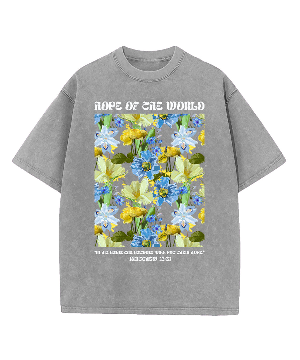 Hope World Washed Christian T-Shirts, Hoodie, Sweatshirt