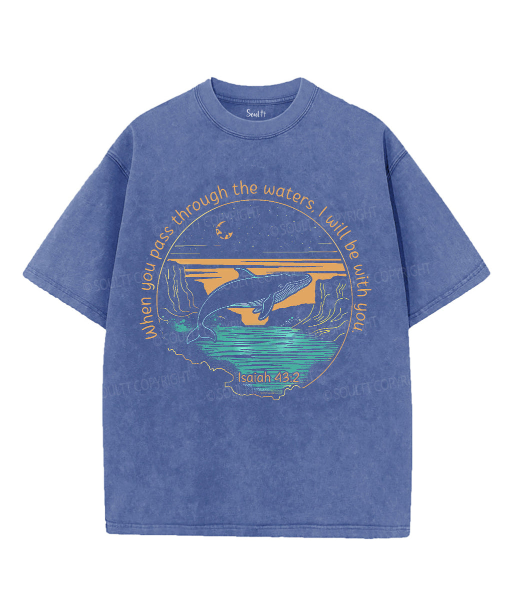 I Will Be With You Unisex Washed Christian T-shirt Style002 Hoodie, Sweatshirt | CiraTrend.com (Image 4)