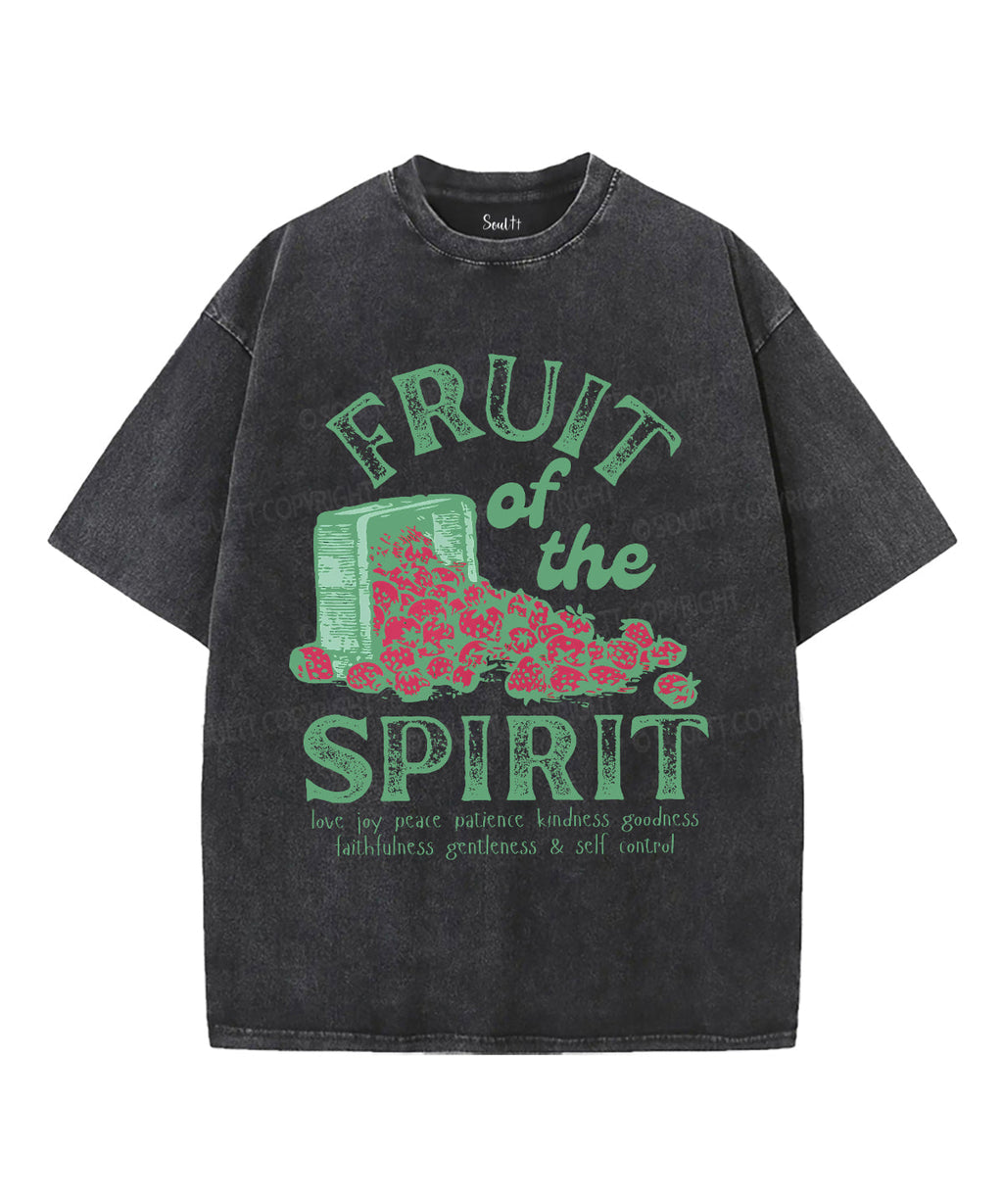 Fruit Of The Spirit Unisex Washed Christian T-shirt Style016 Hoodie, Sweatshirt | CiraTrend.com (Image 2)