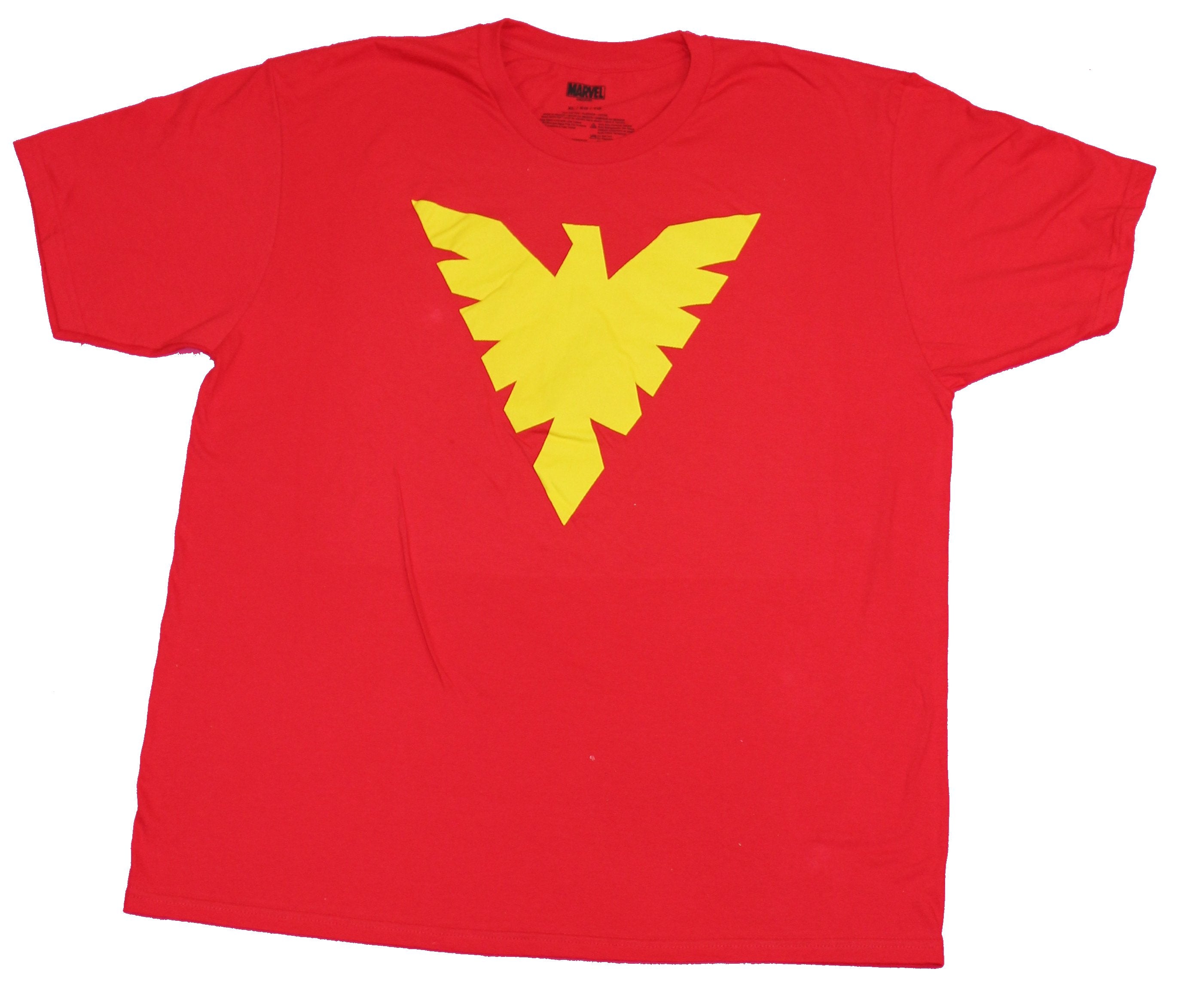 X Dark Phoenix Simple Red Yellow Costume Front T-Shirts, Hoodie, Sweatshirt