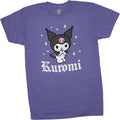 Kuromi Mens T-Shirt - Grinning Amongst Stars Over Name Hoodie, Sweatshirt | CiraTrend.com