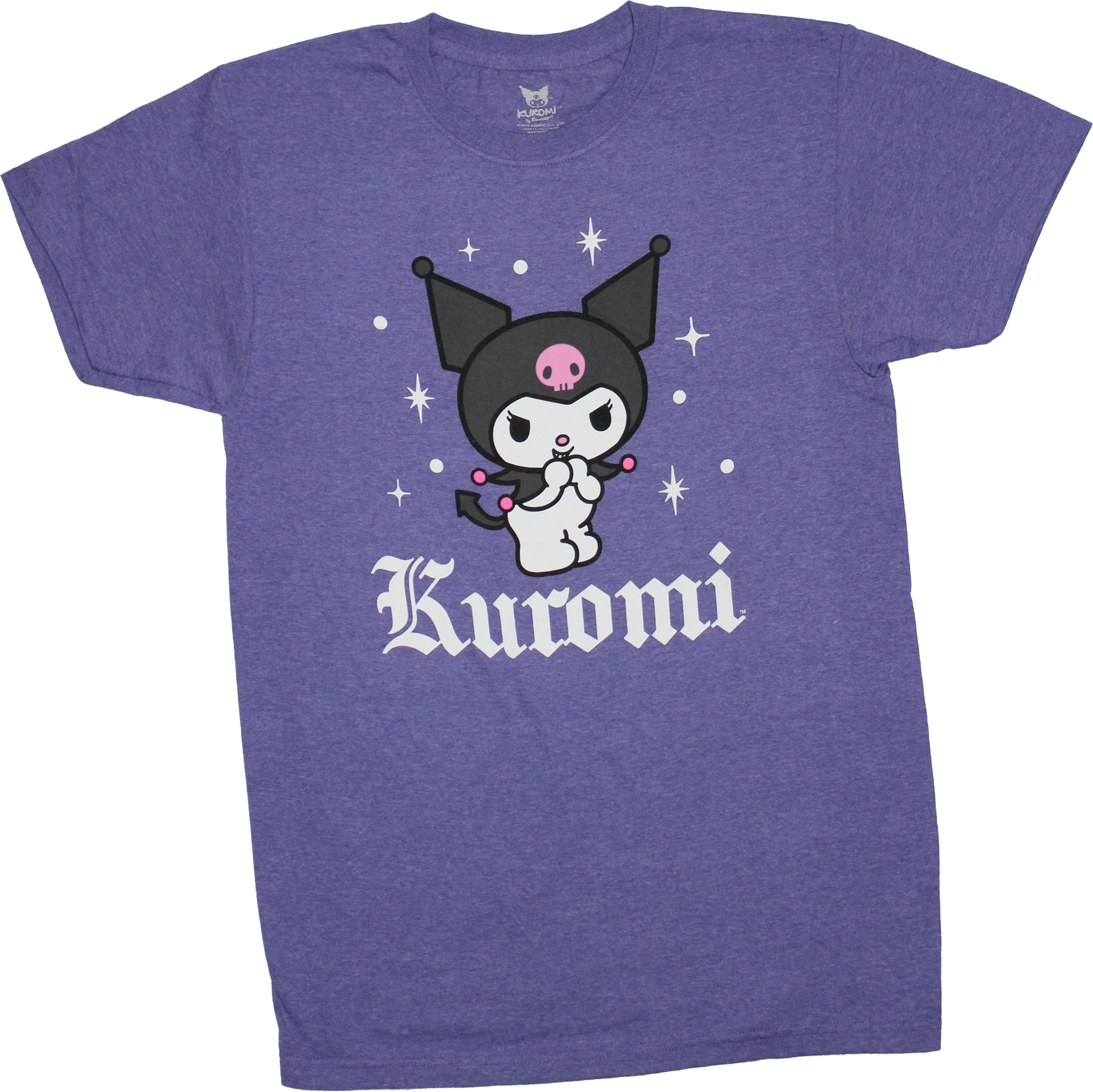 Kuromi Mens T-Shirt - Grinning Amongst Stars Over Name Hoodie, Sweatshirt | CiraTrend.com
