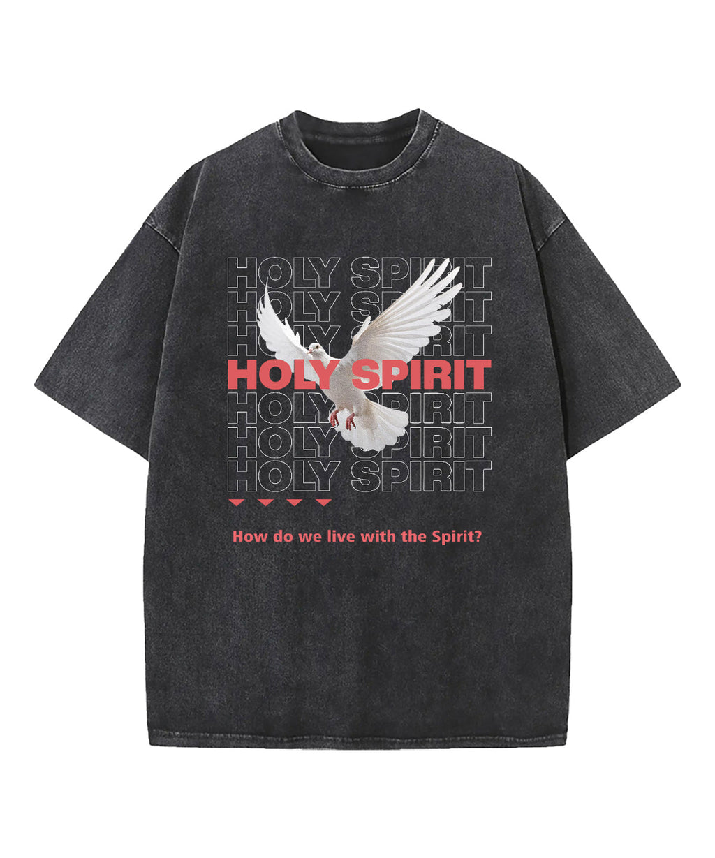 Holy Spirit Washed Christian T-shirt Hoodie, Sweatshirt | CiraTrend.com (Image 1)