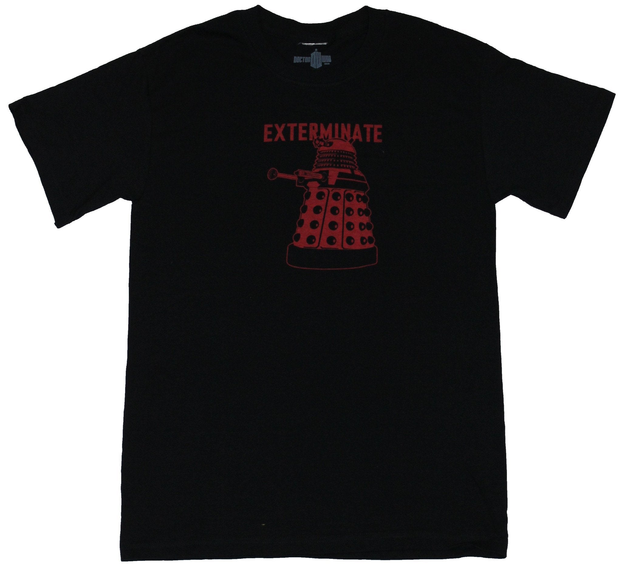 Doctor Who Mens T-Shirt -Red Dalek Says Exterminate Image Hoodie, Sweatshirt | CiraTrend.com