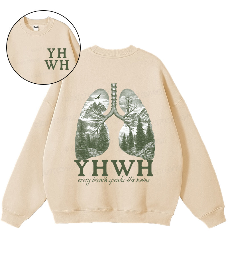 Every Breath Speaks His Name Double Sided Cotton Christian T-Shirts, Hoodie, Sweatshirt