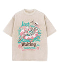 Just Waiting For Halloween Unisex Washed Christian T-shirt Style001 Hoodie, Sweatshirt | CiraTrend.com (Image 1)