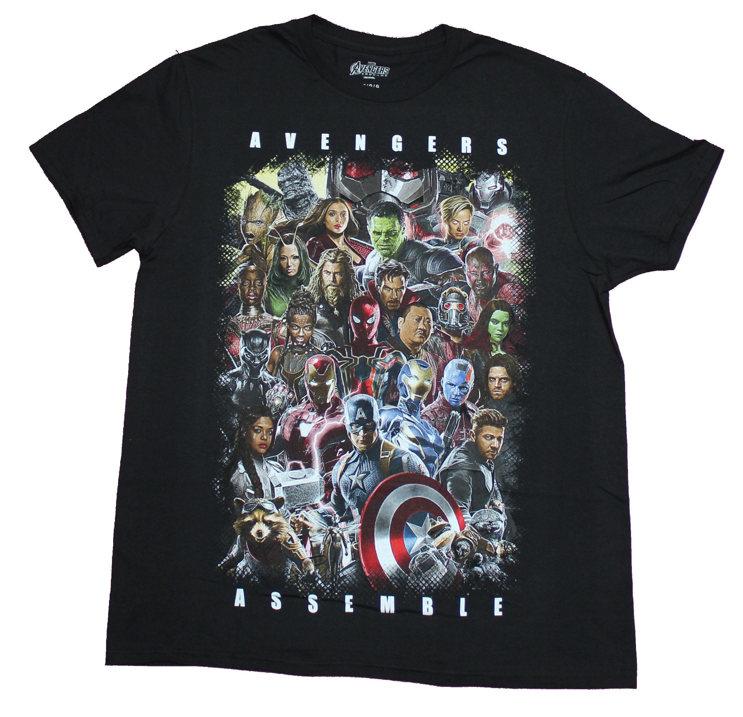 Avengers MCU End Game Mens T-Shirt  - Assemble Group Shot of Every MCU Character Hoodie, Sweatshirt | CiraTrend.com