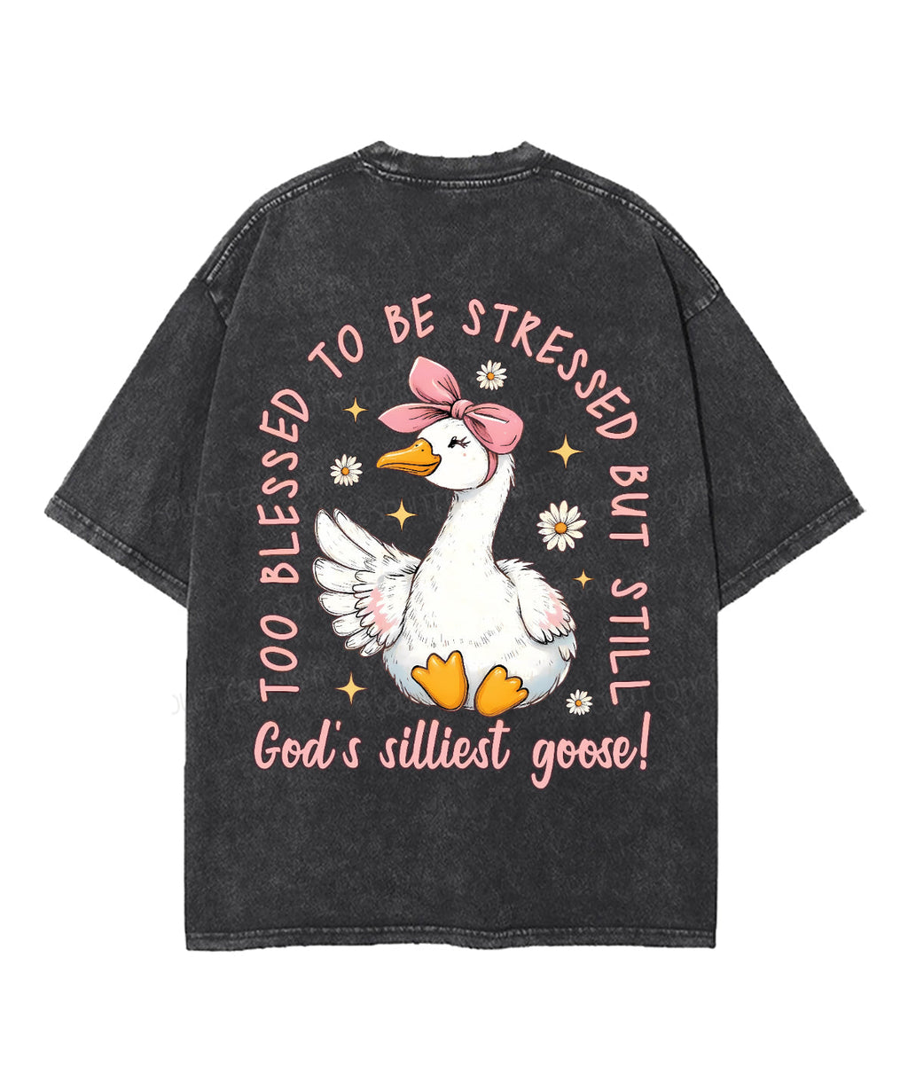 God'S Silliest Goose Double Sided Washed Christian T-Shirts, Hoodie, Sweatshirt
