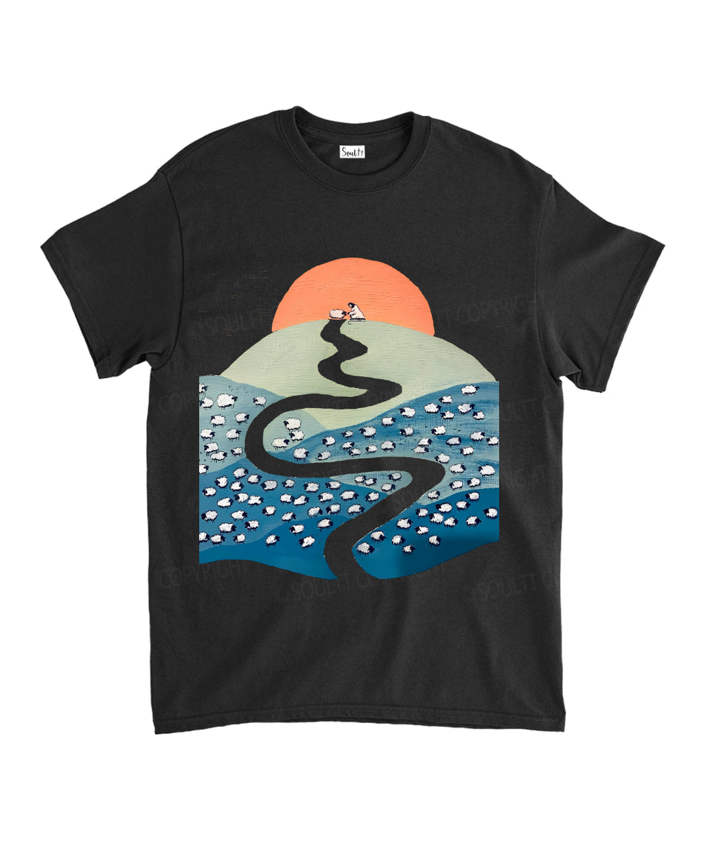 He Left 99 To Find Me Unisex Cotton Christian T-Shirt Hoodie, Sweatshirt | CiraTrend.com (Image 2)