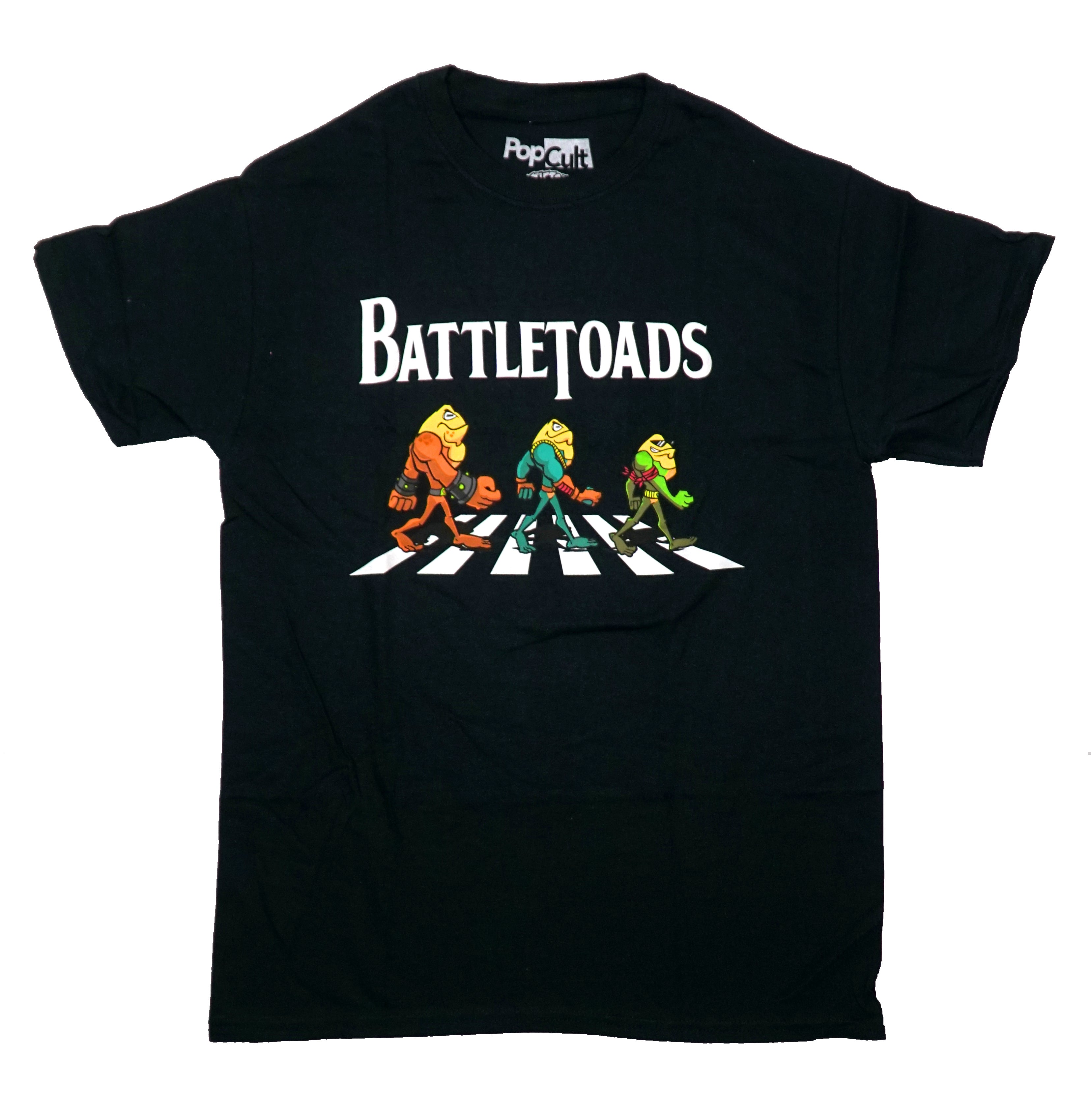 Battletoads Mens T-Shirt - Toads Walking Across Abbey Road Hoodie, Sweatshirt | CiraTrend.com