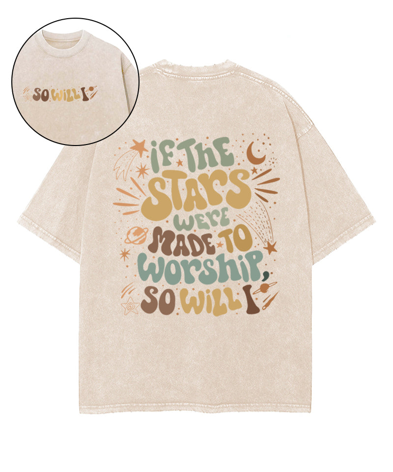 So Will I Double Sided Washed Christian T-shirt Style002 Hoodie, Sweatshirt | CiraTrend.com (Image 1)