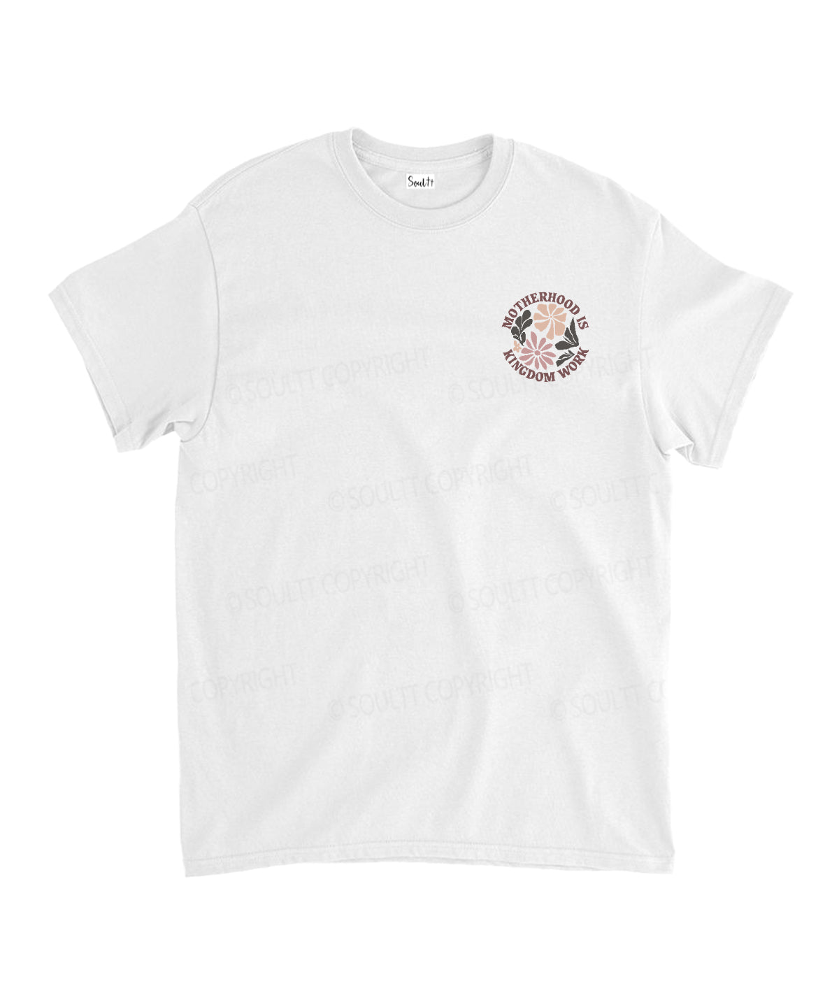 Motherhood Is Kingdom Work Double Sided Unisex Cotton Christian T-Shirt Style002 Hoodie, Sweatshirt | CiraTrend.com (Image 3)