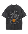 Be The Light Unisex Washed Christian T-shirt Style001 Hoodie, Sweatshirt | CiraTrend.com (Image 1)