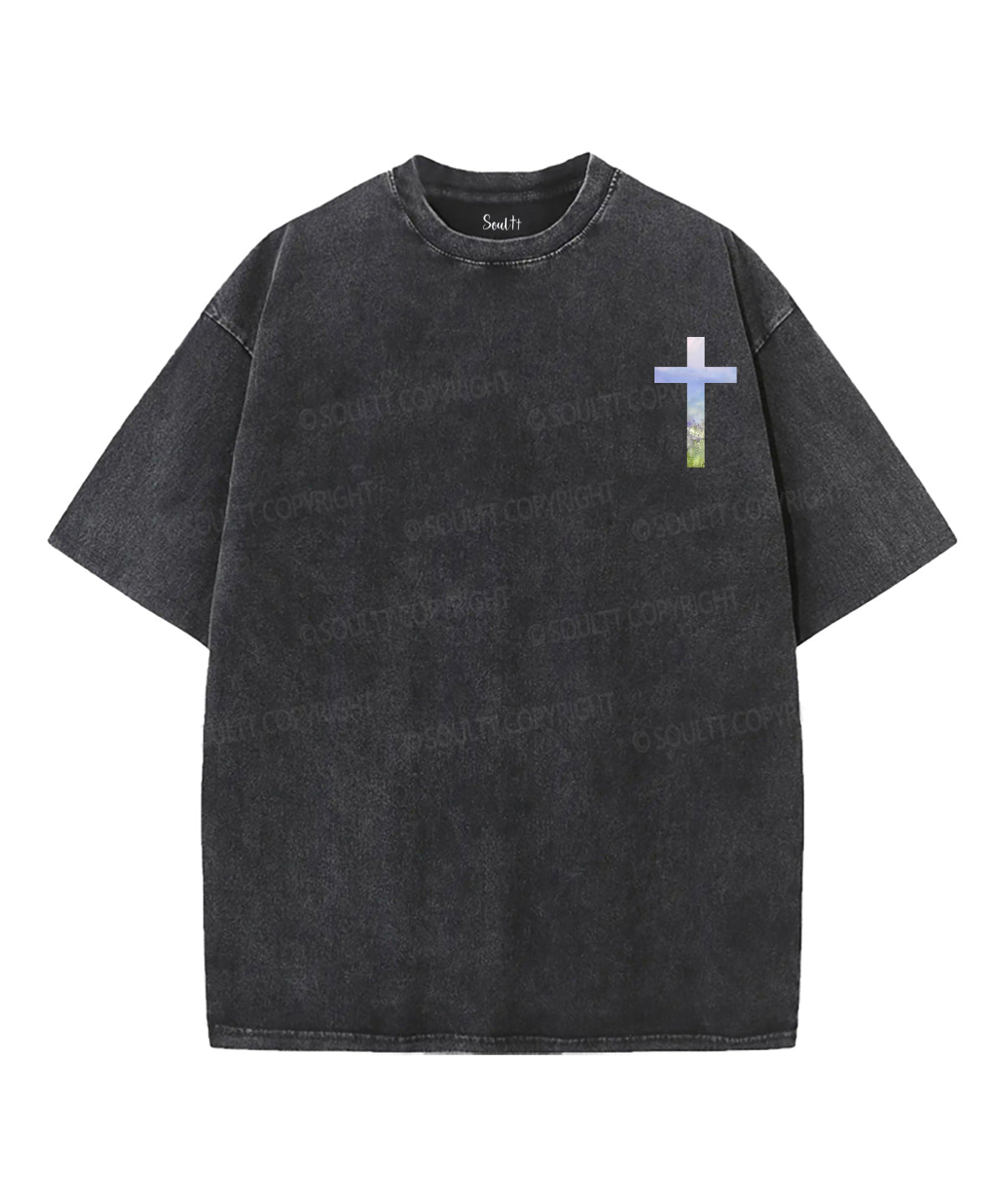 He Left The 99 To Find Me Double Sided Unisex Washed Christian T-shirt Hoodie, Sweatshirt | CiraTrend.com (Image 5)