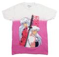 Inuyasha Mens T-Shirt - Pictured Back to Back Against Sword Tie Dye Hoodie, Sweatshirt | CiraTrend.com