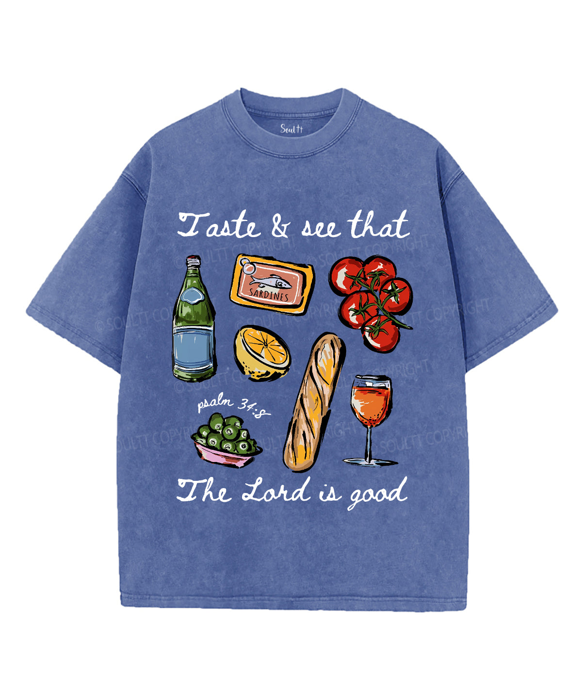 The Lord Is Good Unisex Washed Christian T-shirt Style001 Hoodie, Sweatshirt | CiraTrend.com (Image 4)
