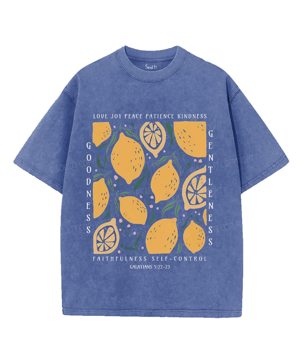 Love Joy Peace Patience Kindness Unisex Washed Christian T-shirt Hoodie, Sweatshirt | CiraTrend.com (Image 4)