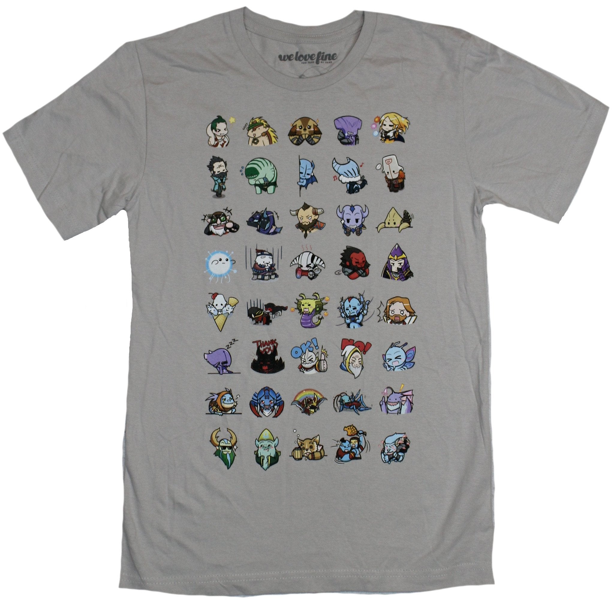 Dota 2 Mens T-Shirt -  40 Adorable Collection Character Lineup Image Hoodie, Sweatshirt | CiraTrend.com