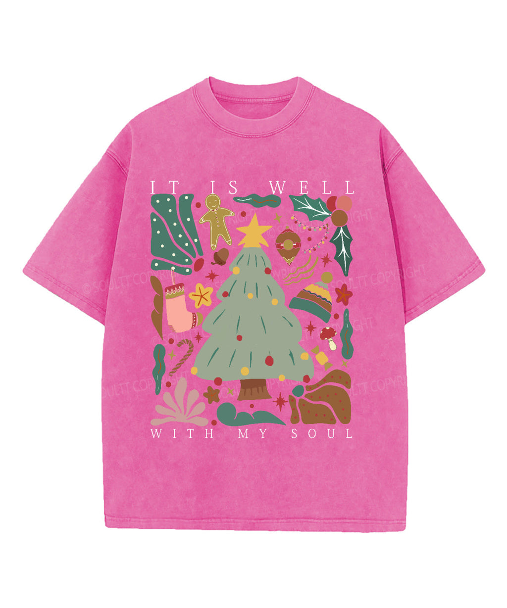 It Is Well With My Soul Washed Christian T-shirt Style019 Hoodie, Sweatshirt | CiraTrend.com (Image 2)