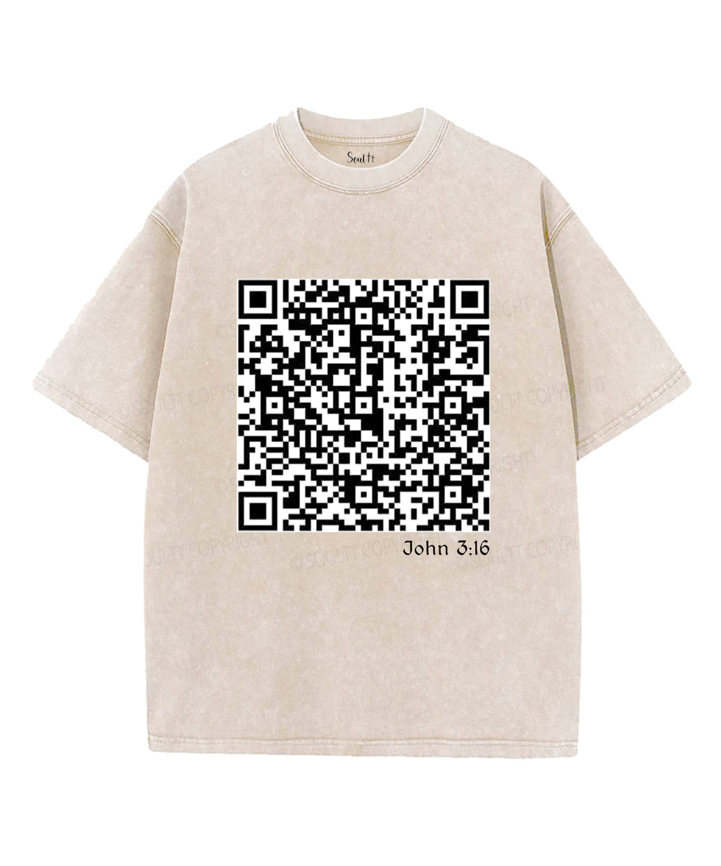 For God So love The World Unisex Washed Christian T-shirt Hoodie, Sweatshirt | CiraTrend.com (Image 4)