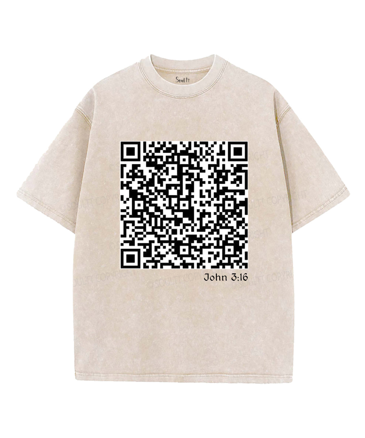 For God So love The World Unisex Washed Christian T-shirt Hoodie, Sweatshirt | CiraTrend.com (Image 4)