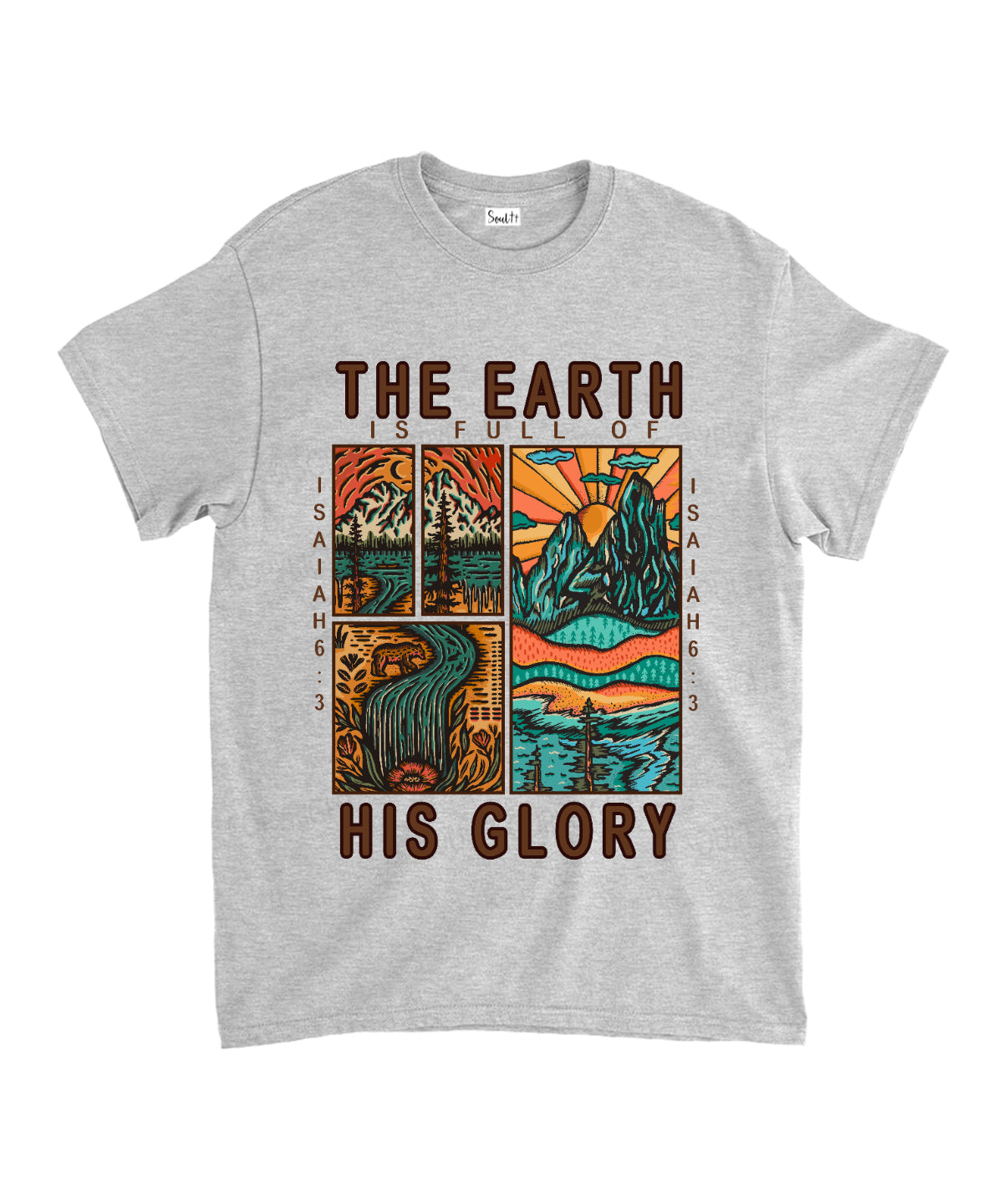 The Earth Is Full Of His Glory Unisex Cotton Christian T-Shirt Style001 Hoodie, Sweatshirt | CiraTrend.com (Image 3)