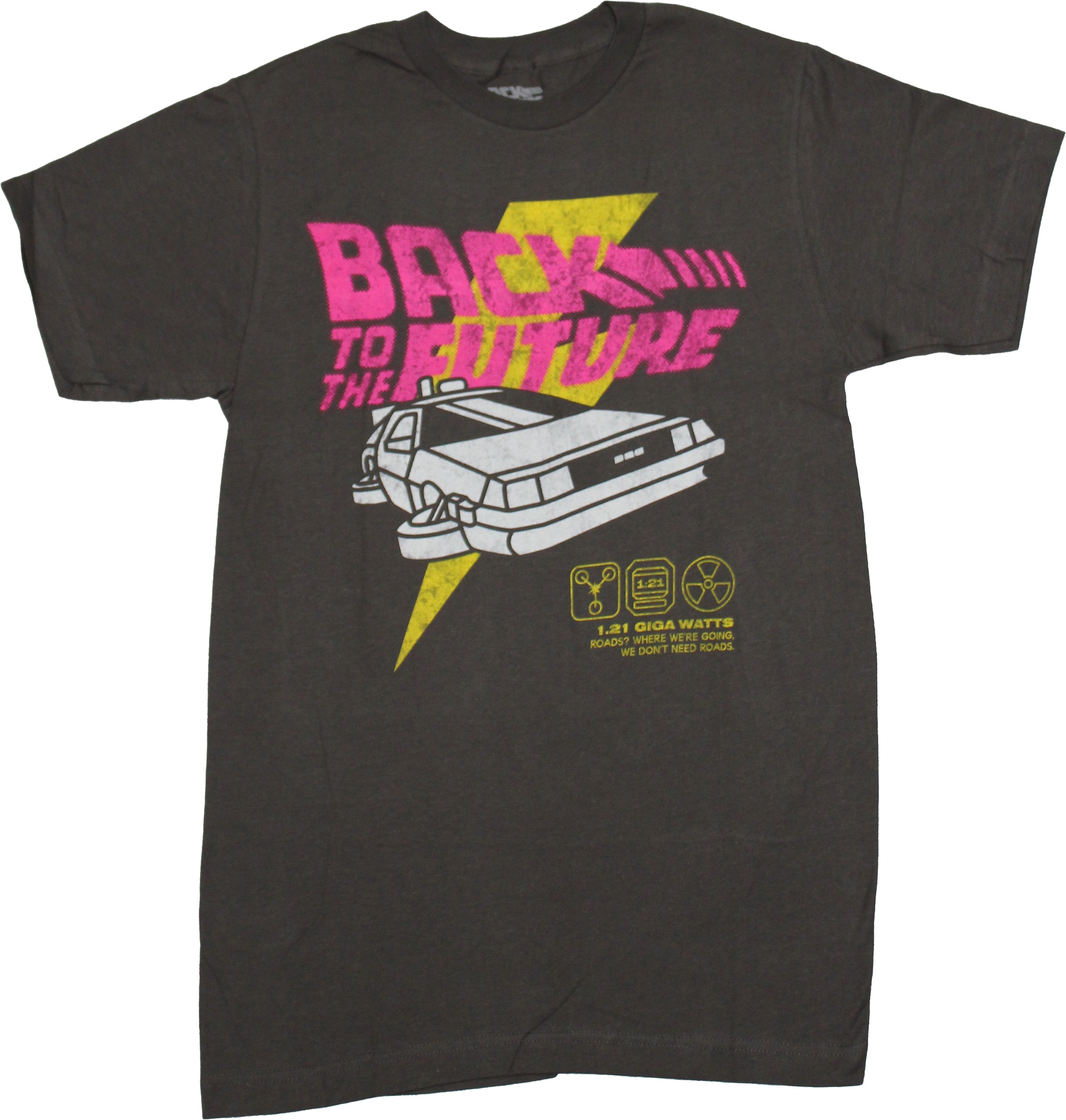 Back to the Future Mens T-Shirt - DeLorean 1.21 Giga Watts Bolt Design Hoodie, Sweatshirt | CiraTrend.com