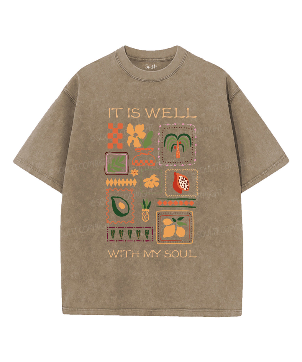 It Is Well With My Soul Washed Christian T-shirt Style027 Hoodie, Sweatshirt | CiraTrend.com (Image 5)