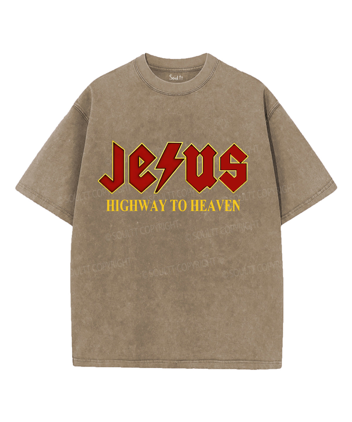 Highway Heaven Washed Christian T-Shirts, Hoodie, Sweatshirt