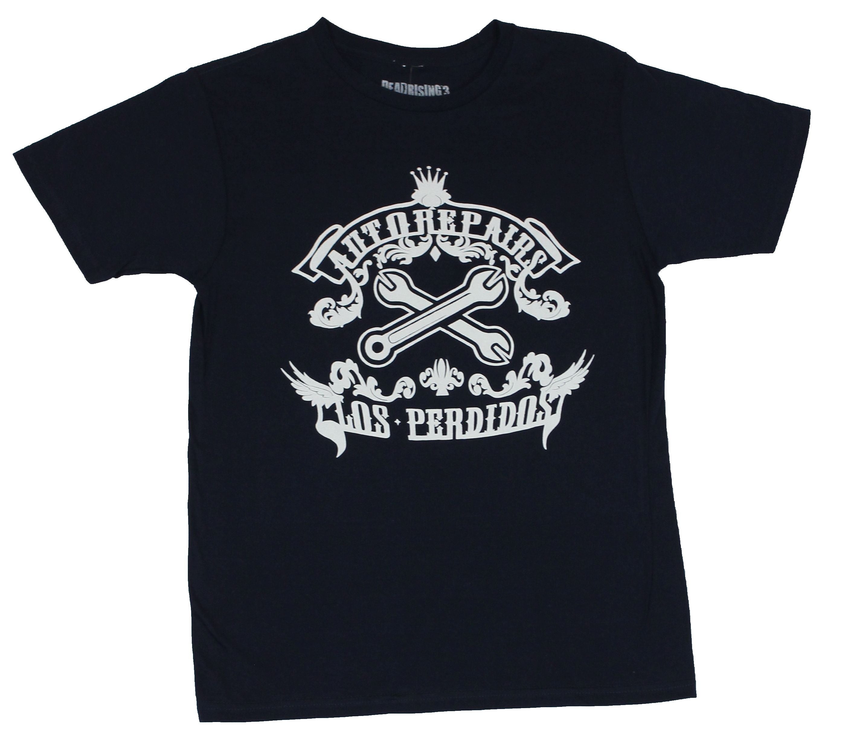 Dead Rising 3 Mens T-Shirt - "Auto Repairs Los Perdidos" Crossed Wrench Pic Hoodie, Sweatshirt | CiraTrend.com
