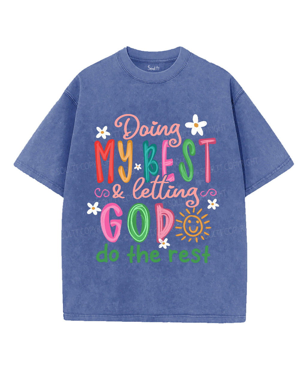 Doing My Best Washed Christian T-Shirts, Hoodie, Sweatshirt