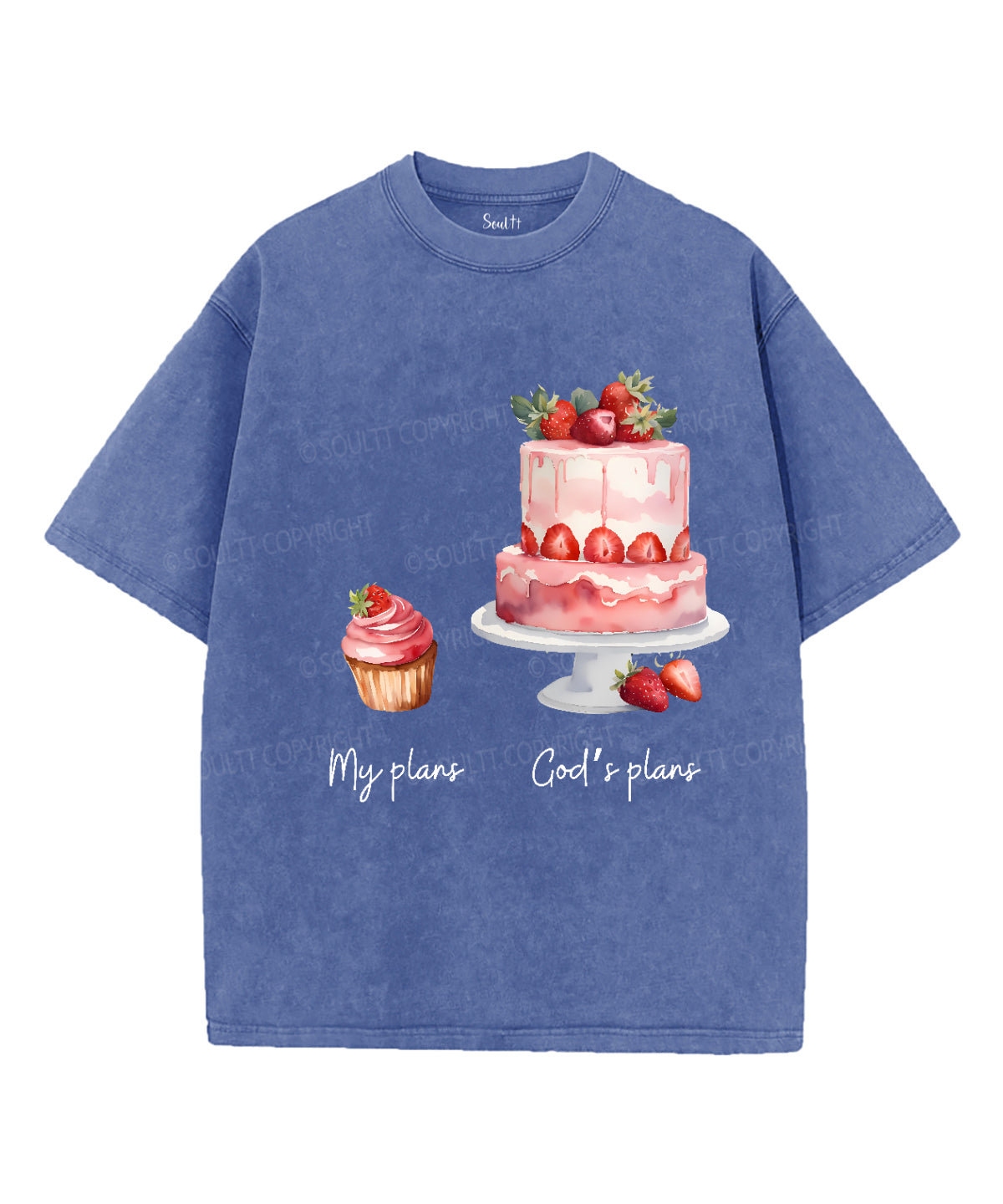 My PlanÂ£Â¼God's Plan Unisex Washed Christian T-shirt Hoodie, Sweatshirt | CiraTrend.com (Image 4)