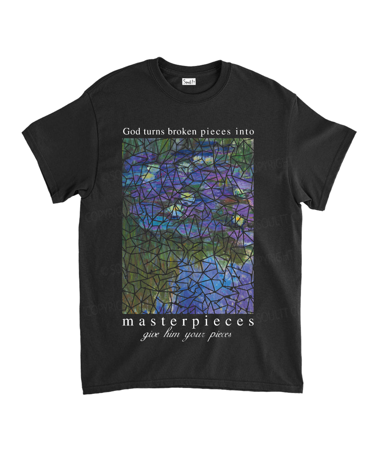 Water Lily God Turns Unisex Cotton Christian T-Shirt Hoodie, Sweatshirt | CiraTrend.com (Image 2)