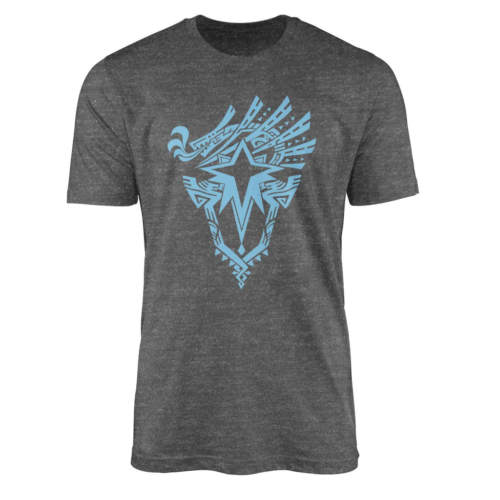 Monster Hunter Mens T-Shirt - Iceborne Blue Print Emblem Hoodie, Sweatshirt | CiraTrend.com (Image 1)