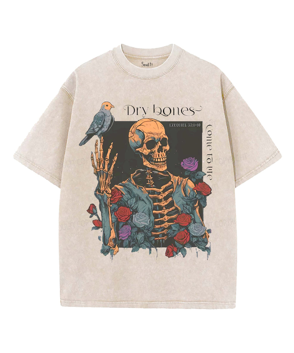 Dry Bones Unisex Washed Christian T-shirt Hoodie, Sweatshirt | CiraTrend.com (Image 4)