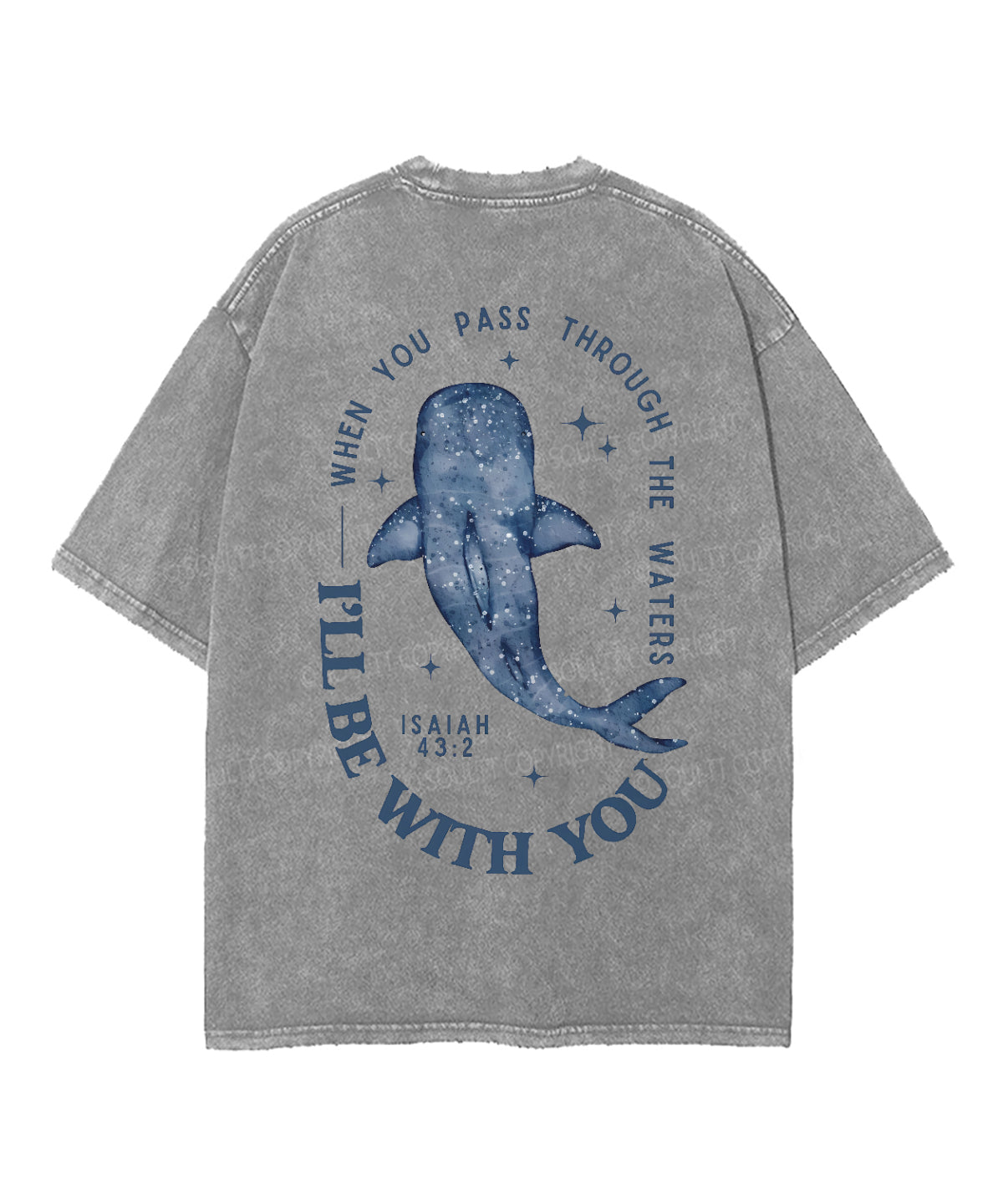 I Will Be With You Double Sided Unisex Washed Christian T-shirt Style002 Hoodie, Sweatshirt | CiraTrend.com (Image 5)