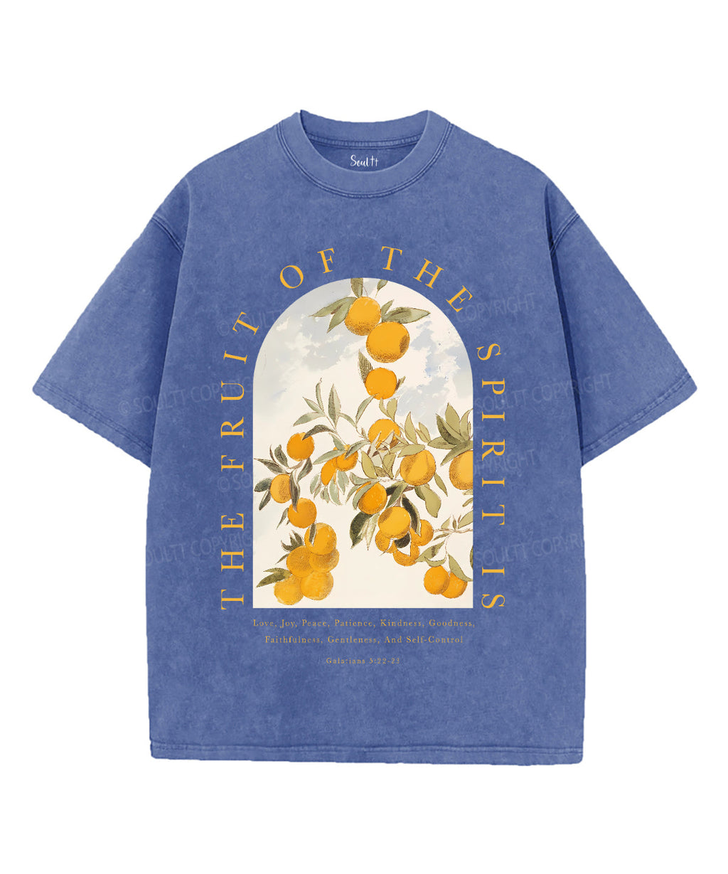 The Fruit Of The Spirit Unisex Washed Christian T-shirt Style001 Hoodie, Sweatshirt | CiraTrend.com (Image 3)