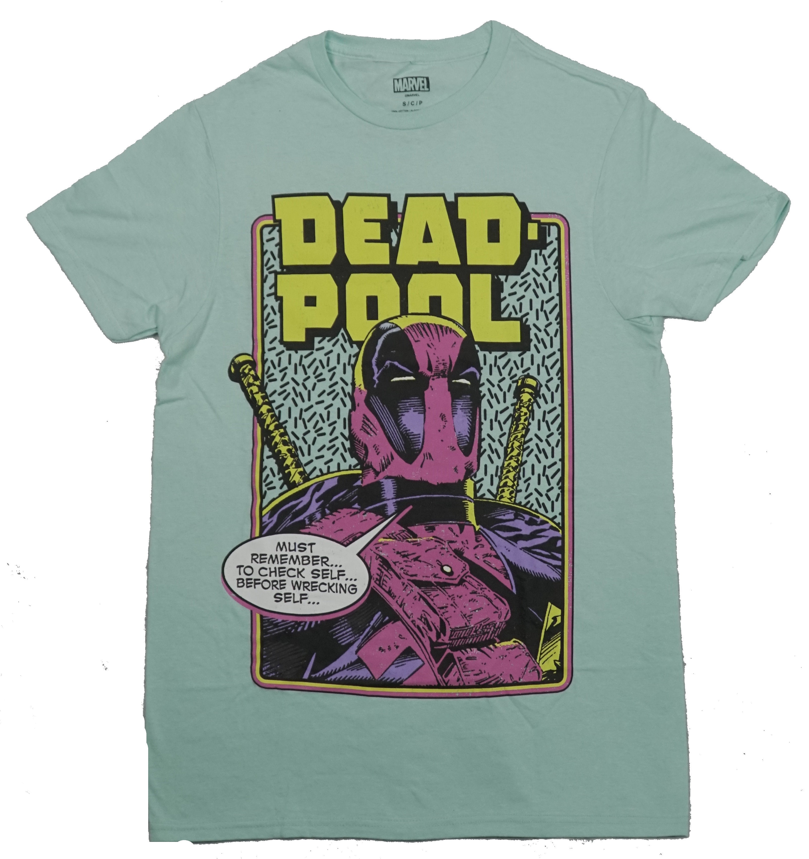 Deadpool Mens T-Shirt -  Must Remember Check Myself Image Hoodie, Sweatshirt | CiraTrend.com
