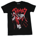 Berserk Mens T-Shirt - Bloody Guts Under Japanese Characters Hoodie, Sweatshirt | CiraTrend.com