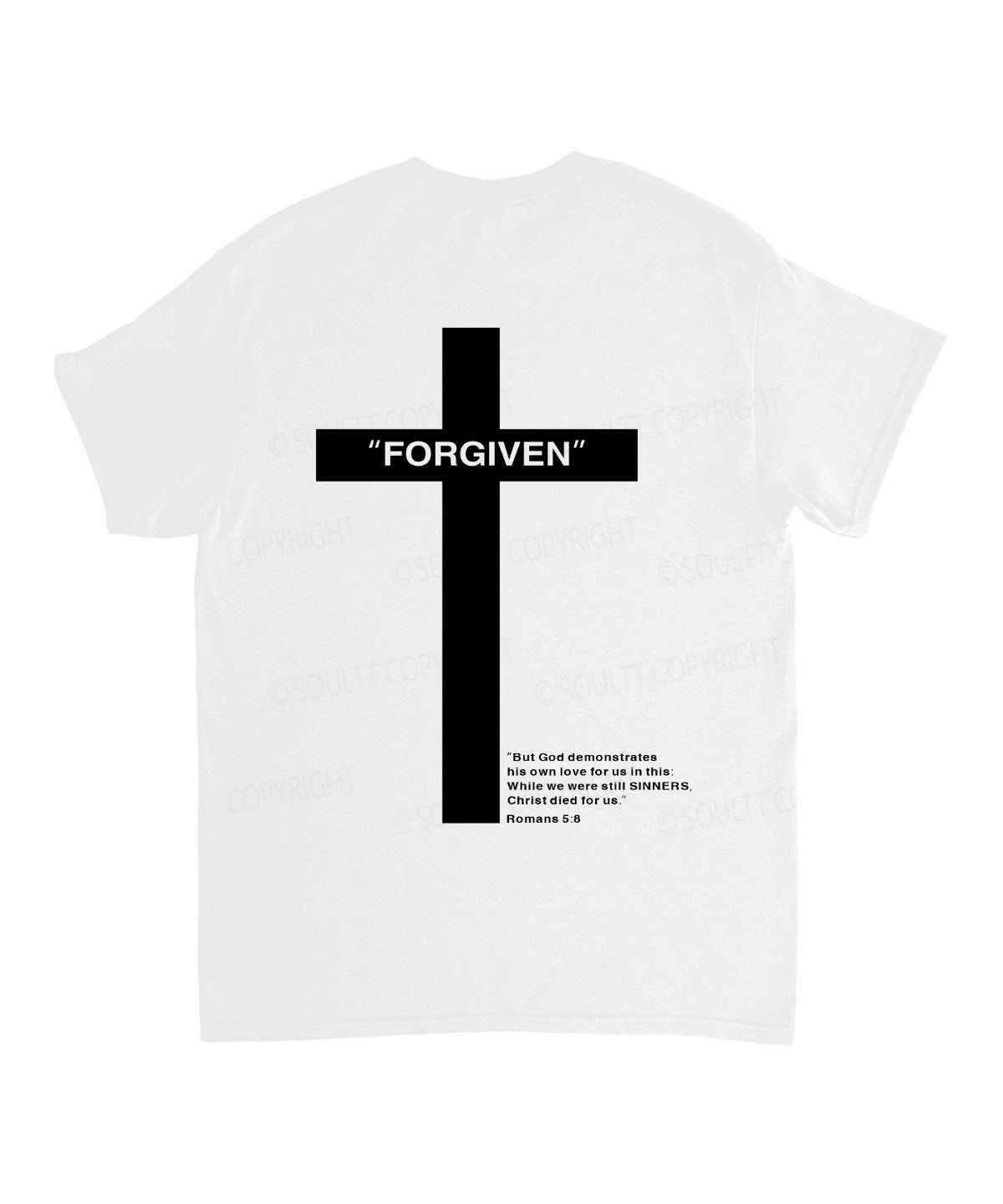Forgiven Double Sided Cotton Christian T-Shirts, Hoodie, Sweatshirt