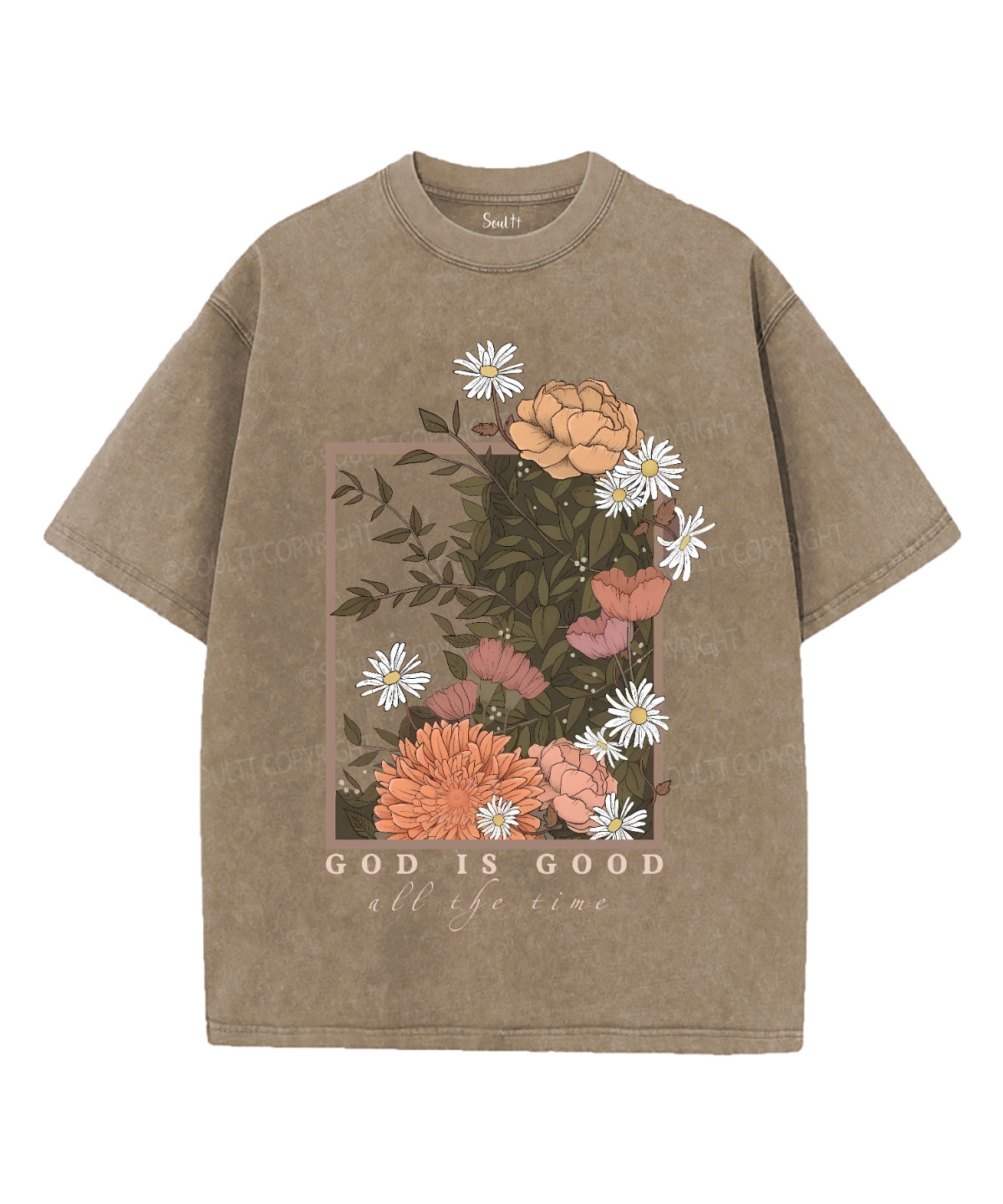 God Is Good Unisex Washed Christian T-shirt Style001 Hoodie, Sweatshirt | CiraTrend.com (Image 5)