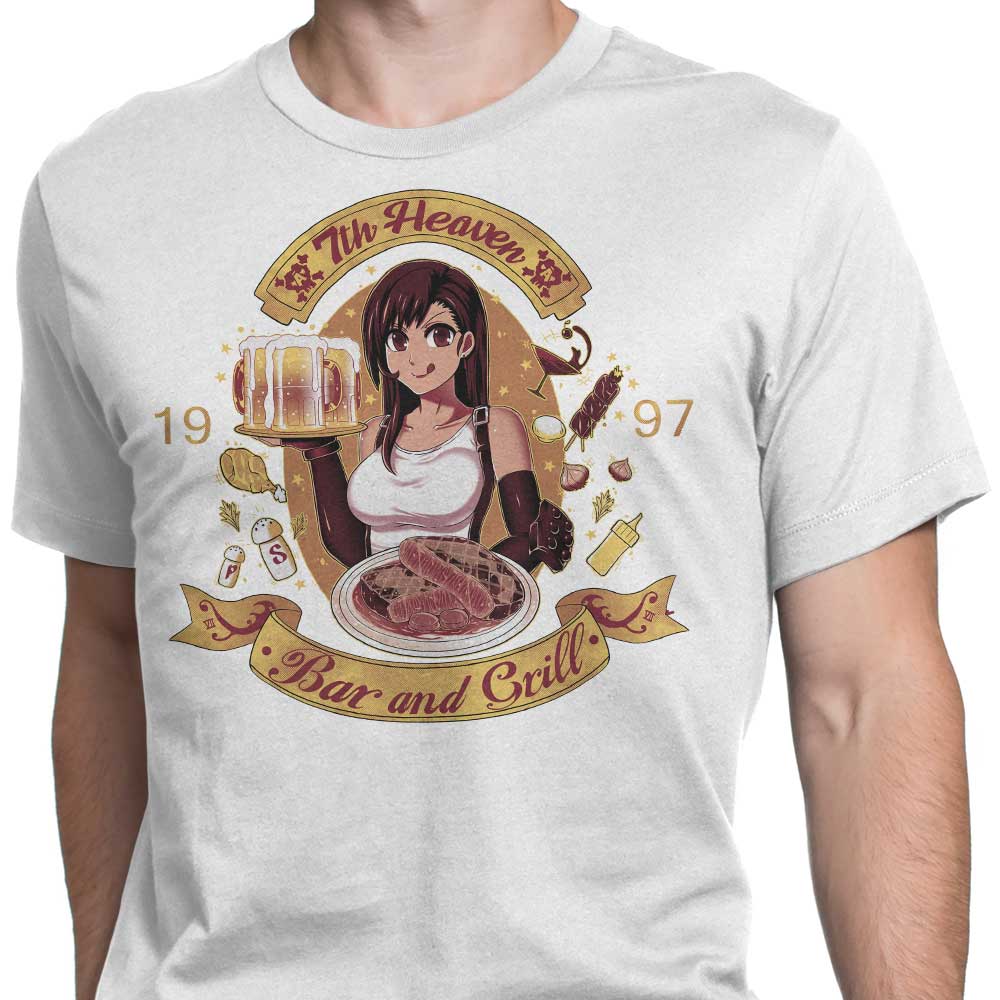 7th Heaven Bar and Grill - Men's Apparel T-Shirts, Hoodie, Sweatshirt | CiraTrend.com (Image 4)