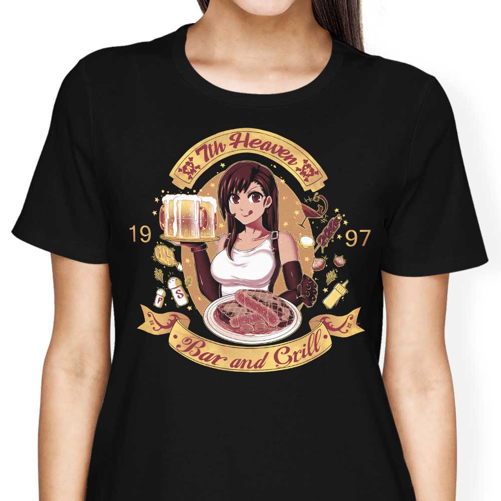 7th Heaven Bar and Grill - Women's Apparel T-Shirts, Hoodie, Sweatshirt | CiraTrend.com (Image 3)
