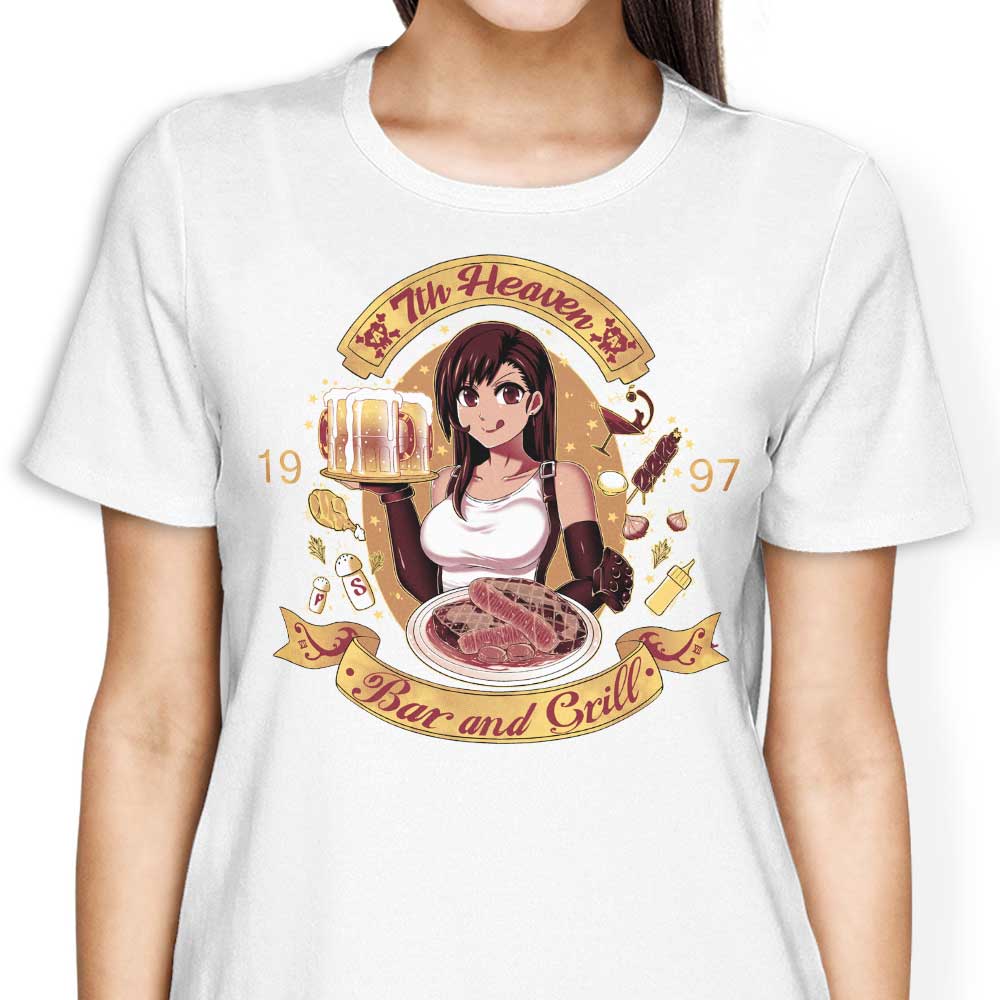 7th Heaven Bar and Grill - Women's Apparel T-Shirts, Hoodie, Sweatshirt | CiraTrend.com (Image 4)